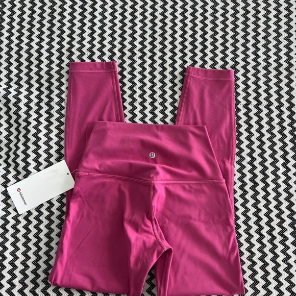 NWT lululemon Align HR Pant 25" - Pink Lychee - Picture 3 of 9